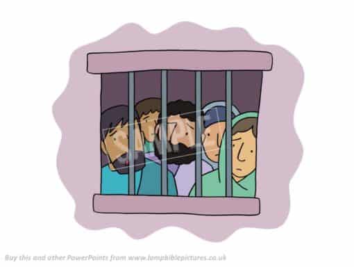 Paul (Saul) puts Christians in prison