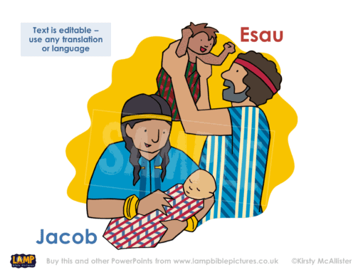 Jacob & Esau born