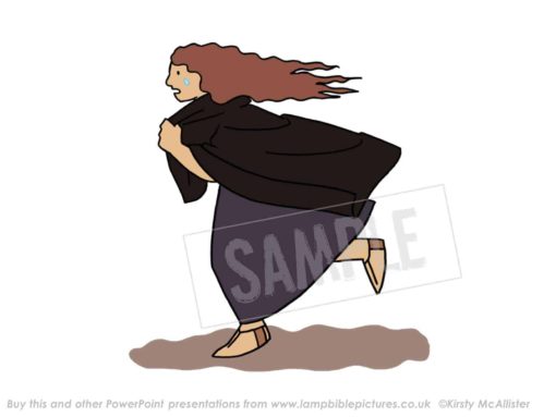 Mary Magdalene runs to find Peter & John.
