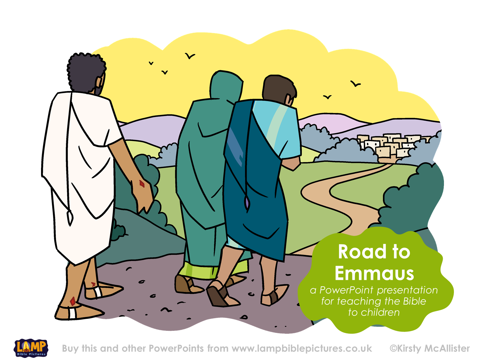 Bible-PowerPoint-for children-Road-to-Emmaus