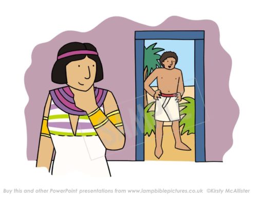 Potiphar's wife notices Joseph