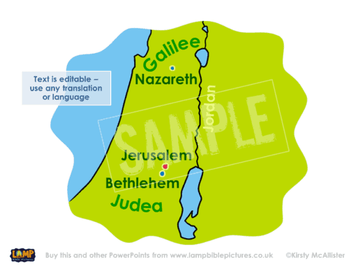 Galilee map