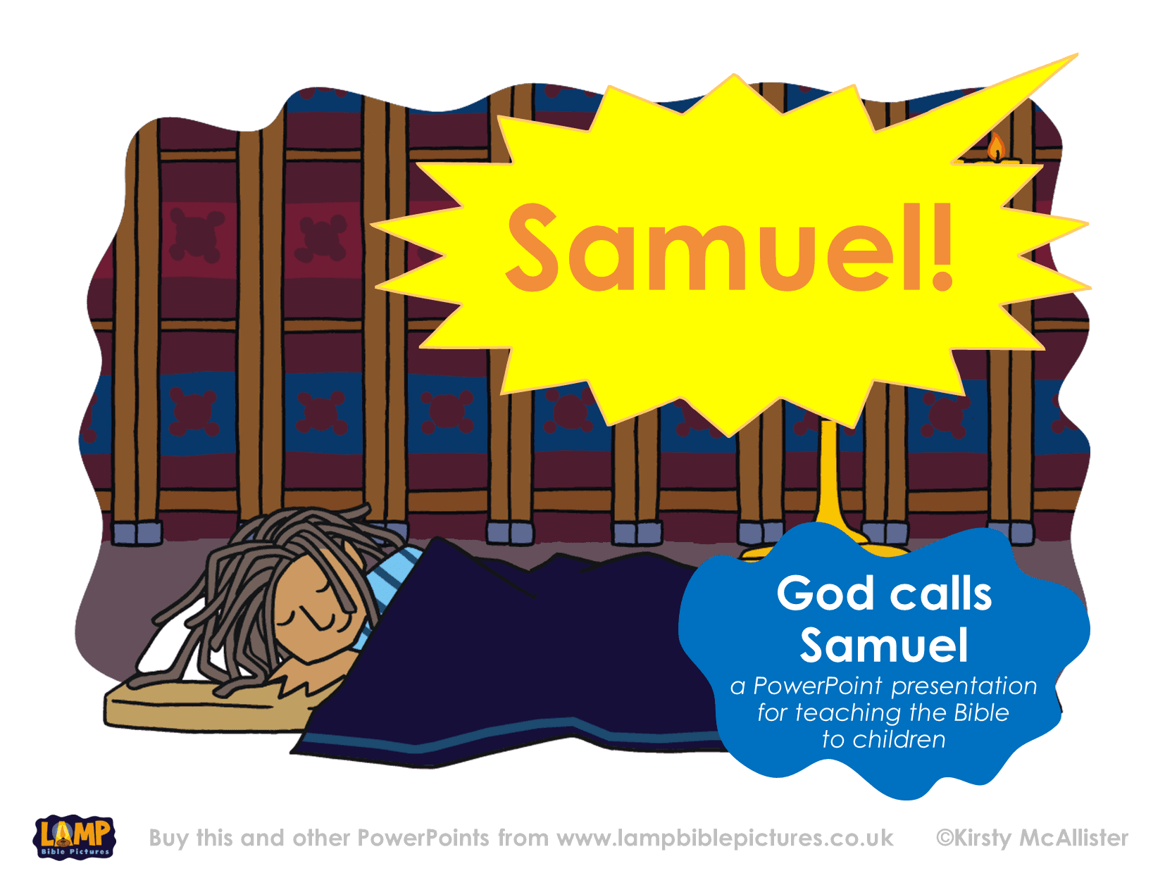 God calls Samuel - Lamp Bible Pictures