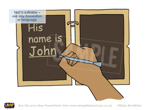'His name is John'