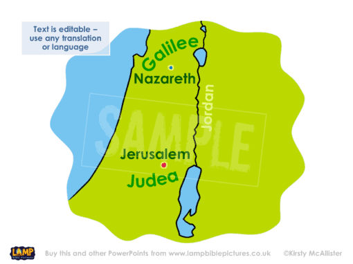 Map - Nazareth, Judaea