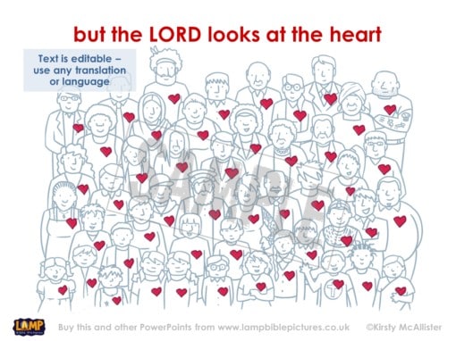 ...but the Lord looks at the heart